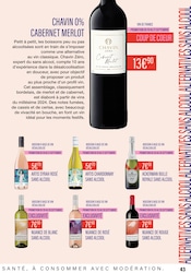 Promos Merlot dans le catalogue "FOIRE AUX VINS : L'ART DE LA SÉLECTION" de Monoprix à la page 43