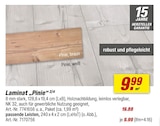 toom Baumarkt Lübbenau - Laminat Pinie Angebot im Prospekt Laminat Pinie bei toom Baumarkt im Lübbenau Prospekt für 9,99 €
