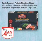 Aktuelle Steak Angebote bei GLOBUS in Halle (Saale) Aktuelles Gourmet-Fleisch Straußen-Steak Angebot bei GLOBUS in Halle (Saale) ab 4,69 €