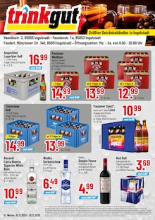 Aktueller Trinkgut Prospekt (Geisenfeld, 4 Seiten zum blättern Trinkgut Prospekt Aktuelle Angebote mit 4 Seiten