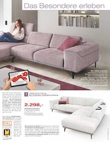 Ecksofa im aktuellen külkens+sohn Polstermöbel Prospekt (Bochum) Ecksofa im külkens+sohn Polstermöbel Prospekt "SOFA MAGAZIN" mit 16 Seiten (Bochum)