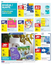 Prix et réduction Dentifrice dans le prospectus Carrefour Market en cours Offre Dentifrice dans le catalogue Carrefour Market du moment à la page 64