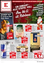 Kaufland Prospekt für Leverkusen mit 40 Seiten Kaufland Prospekt für Leverkusen: "EIN EINKAUF - ALLE STIEFEL VOLL", 40 Seiten, 03.12.2020 - 09.12.2020