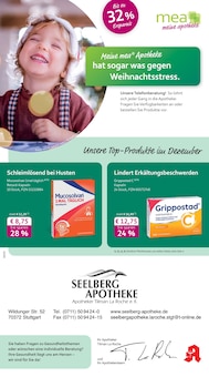 Aktueller mea - meine apotheke Prospekt "Unsere Dezember-Angebote" für Stuttgart Aktueller mea - meine apotheke Prospekt für Stuttgart mit Seiten