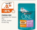Müller Uffenheim - Nassfutter für Katzen Angebot im Prospekt Nassfutter für Katzen bei Müller im Uffenheim Prospekt für 0,55 €