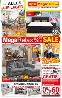 Opti-Megastore Prospekt Mega Relax Sale mit 12 Seiten