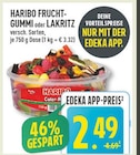 Frucht-Gummi oder Lakritz im Angebot bei Marktkauf in Dülmen Frucht-Gummi oder Lakritz Angebote von Haribo bei Marktkauf Dülmen für 2,49 €