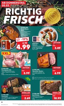 Steak im Kaufland Prospekt "Aktuelle Angebote" mit 60 Seiten (Rostock)
