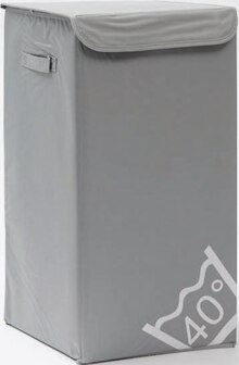 Panier à linge 50l gris en polyester - Géant Casino à Aulnay-sous-Bois Panier à linge 50l gris en polyester en promo chez Géant Casino Aulnay-sous-Bois à 8,90 €