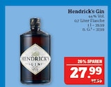 Gin im Angebot bei Marktkauf in Plauen Gin Angebote von Hendrick's bei Marktkauf Plauen für 27,99 €
