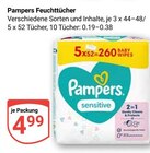 Aktuelle Pampers Angebote bei GLOBUS in Halle (Saale) Aktuelles Feuchttücher Angebot bei GLOBUS in Halle (Saale) ab 4,99 €