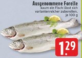 Ausgenommene Forelle im Angebot bei E center in Bielefeld Ausgenommene Forelle Angebote bei E center Bielefeld für 1,29 €