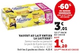 Yaourt au lait entier - La Laitiere dans le catalogue Super U