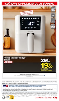 Prospectus Carrefour Market de la semaine "PRODUITS LAITIERS & VÉGÉTAUX !" avec 2 pages, valide du 17/06/2025 au 29/06/2025 pour Sainte-Maxime et alentours
