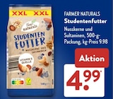 Studentenfutter von Farmer Naturals für 4,99 € bei ALDI SÜD im Angebot Studentenfutter von Farmer Naturals im aktuellen ALDI SÜD Prospekt