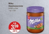Milka im V-Markt Prospekt Haselnusscreme von Milka im aktuellen V-Markt Prospekt für 3,59 €