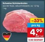 Schweine-Schinkenbraten im Angebot bei Netto Marken-Discount in Homburg Schweine-Schinkenbraten Angebote bei Netto Marken-Discount Homburg für 4,99 €