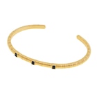 Bracelet jonc en plaqué or et onyx à 89,00 € dans le catalogue E.Leclerc