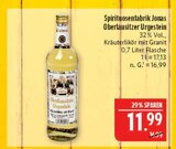 Oberlausitzer Urgestein Kräuterlikör mit Granit Angebote von Spirituosenfabrik Jonas bei Marktkauf Bautzen für 11,99 €