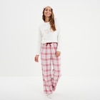 Ensemble pyjama velours 3 pièces rose femme - LH en promo chez La Halle La Rochelle à 22,99 €