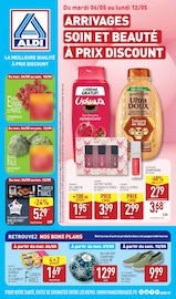 Prospectus Discount Alimentaire Aldi en cours à Halluin et alentours, "ARRIVAGES SOIN ET BEAUTÉ À PRIX DISCOUNT", 46 pages, 06/05/2025 - 12/05/2025 Catalogue Discount Alimentaire Aldi en cours à Halluin et alentours, "ARRIVAGES SOIN ET BEAUTÉ À PRIX DISCOUNT", 46 pages, 06/05/2025 - 12/05/2025