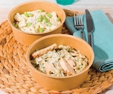 Salade p'tit bistrot farfalles poulet ou salade p'tit bistrot pommes de terre saumon soléane - Hyper U à Sainte-Geneviève-des-Bois Salade p'tit bistrot farfalles poulet ou salade p'tit bistrot pommes de terre saumon soléane en promo chez Hyper U Sainte-Geneviève-des-Bois à 3,49 €