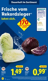 Lidl Gemüse im Prospekt Lidl Gemüse im Prospekt