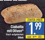 Ciabatta mit Oliven von  im aktuellen EDEKA Prospekt für 1,99 €