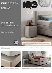 Boxspringbett im Zurbrüggen Prospekt in Hagen Aktueller Zurbrüggen Prospekt mit Boxspringbett, "Ruf Betten Spezial", Seite 6