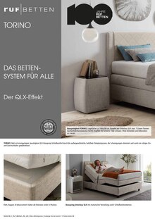 Boxspringbett im aktuellen ZurbrĂĽggen Prospekt (Essen) Boxspringbett im ZurbrĂĽggen Prospekt "Ruf Betten Spezial" mit 8 Seiten (Essen)