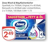 Aktuelles Wisch & Weg Küchentücher Sparblatt Angebot bei GLOBUS in Neuwied ab 2,49 €