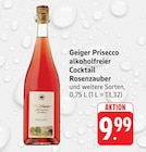 Prisecco alkoholfreier Cocktail Rosenzauber bei Trinkgut im Pforzheim Prospekt für 9,99 €