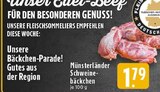 Münsterländer Schweinebäckchen Angebote bei E center Borken für 1,79 €