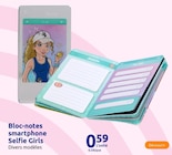 Bloc-notes smartphone - Selfie Girls en promo chez Action Montreuil à 0,59 €