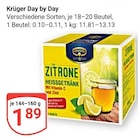 Zitrone Heissgetränk Angebote von Krüger Day by Day bei GLOBUS Bochum für 1,89 €