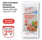 Original Nürnberger Rostbratwürste von Jeden Tag für 2,99 € bei GLOBUS im Angebot Original Nürnberger Rostbratwürste von Jeden Tag im aktuellen GLOBUS Prospekt