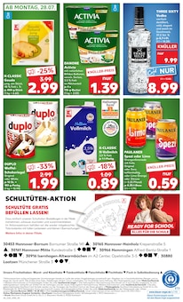 Vodka im aktuellen Kaufland Prospekt (Hannover) Vodka im Kaufland Prospekt "Aktuelle Angebote" mit 53 Seiten (Hannover)