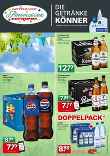 Bier im aktuellen Getränke Paradies Prospekt (Lünen) Bier im Getränke Paradies Prospekt "DIE GETRÄNKEKÖNNER" mit 4 Seiten (Lünen)