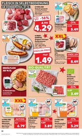 Gehacktes Angebote im Prospekt "Aktuelle Angebote" von Kaufland Gehacktes Angebote im Prospekt "Aktuelle Angebote" von Kaufland auf Seite 22