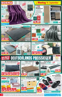 Hausschuhe im aktuellen Norma Prospekt (Erlangen) Hausschuhe im Norma Prospekt "Mehr fĂĽrs Geld" mit 30 Seiten (Erlangen)