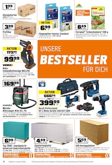 Bohrmaschine im OBI Prospekt "Biberstarke ANGEBOTE" mit 12 Seiten (Fürth)