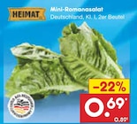 Mini-Romanasalat im Netto Marken-Discount Prospekt Mini-Romanasalat von Heimat im aktuellen Netto Marken-Discount Prospekt für 0,69 €