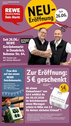 REWE Prospekt für Osnabrück mit 32 Seiten REWE Prospekt für Osnabrück: "Dein Markt", 32 Seiten, 30.06.2025 - 05.07.2025