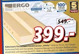 Aktuelle Matratze Angebote bei Segmüller in Augsburg Aktuelles Kaltschaum/Viscoschaum-Kombimatratze „Infinity“ Angebot bei Segmüller in Augsburg ab 399,00 €