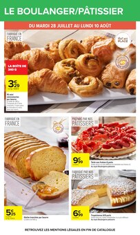 Promotion Brioche dans le prospectus Carrefour, valable du 28/07/2026 au 10/08/2026 Promo Brioche dans le catalogue Carrefour du moment à la page 32