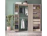 Promo Kit dressing imitation chêne clair "Fileas” - H. 200 x L. 200 x P. 48 cm à 199,00 € dans le catalogue Brico Dépôt à Staple