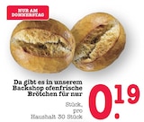 Aktuelles Brötchen Angebot bei E center in Frankfurt (Main) ab 0,19 €