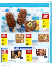 Promos Magnum dans le catalogue "LE MOIS À VOS MARQUES, PRÊTS, PRÊTS, PARTEZ !" de Carrefour à la page 19