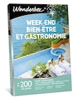 Coffret cadeau Wonderbox Week-end bien-être et gastronomie à 279,90 € dans le catalogue Fnac