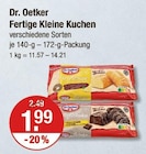 Fertige Kleine Kuchen von Dr. Oetker im aktuellen V-Markt Prospekt für 1,99 €